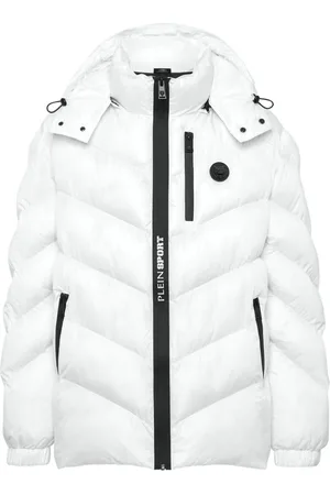 Philipp Plein Logo-patch puffer jacket