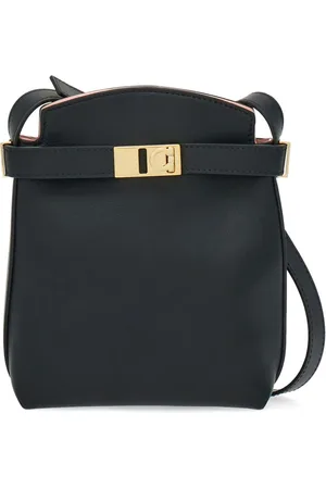 Salvatore Ferragamo Hug Gancini-plaque leather phone holder