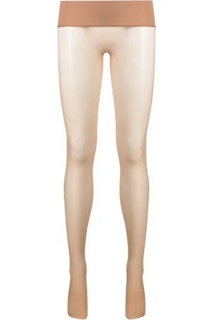 MAISON CLOSE Logo-intarsia semi-sheer tights