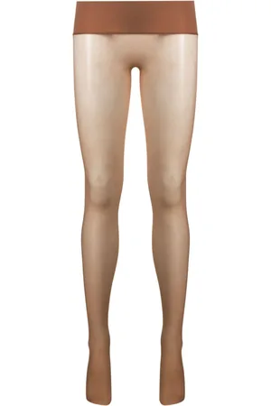 MAISON CLOSE Logo-intarsia semi-sheer tights