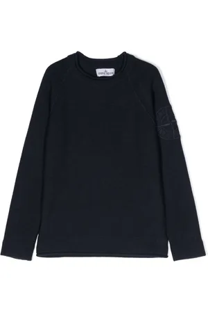 Stone Island Compass-motif crew-neck jumper