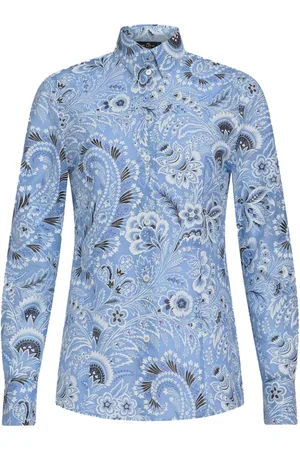 Etro Paisley-print cotton blend shirt