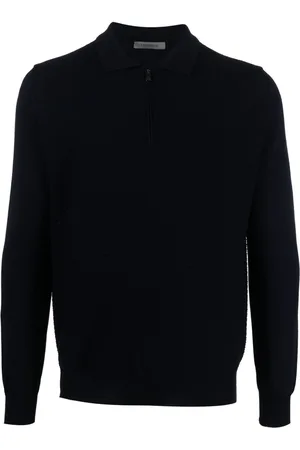 corneliani Fine-knit virgin wool polo shirt