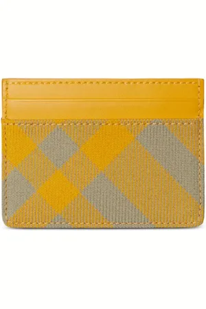 Burberry Checked leather cardholder