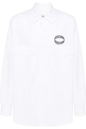 Moschino Logo-print cotton shirt