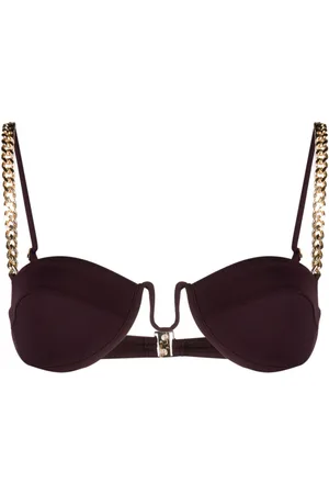 Stella McCartney Chain-link underwired bikini top