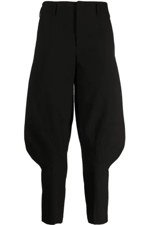 Comme des Garçons Panelled wool drop-crotch trousers