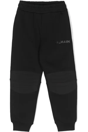 Balmain Logo-print cotton trousers
