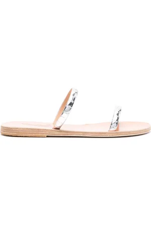 Ancient Greek Sandals Echidna flat leather sandals