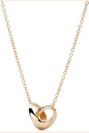 Lizzie Mandler 18kt yellow Micro Crescent link necklace
