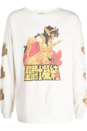 SAINT MXXXXXX X CLOT graphic-print cotton T-shirt