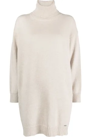 Kiton Roll-neck cashmere dress