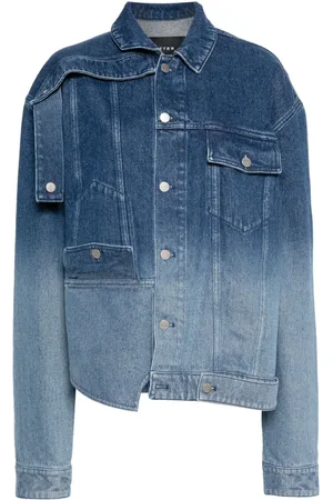 Botter Asymmetric deconstructed denim jacket