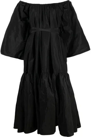 Patou Off-shoulder ruched midi dress