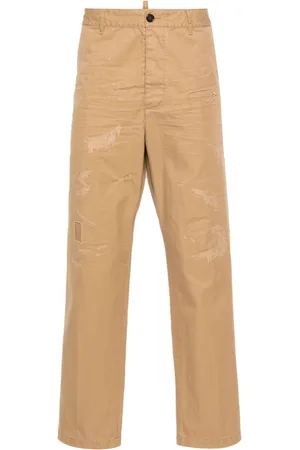 Dsquared2 Straight-leg cotton trousers
