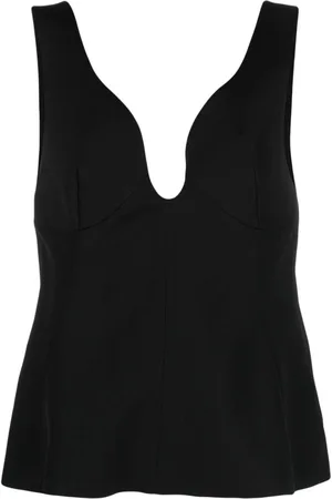 Jil Sander Scoop-neck textured top