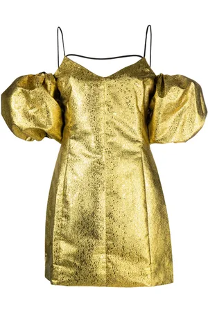STINE GOYA Brera puff-sleeves minidress