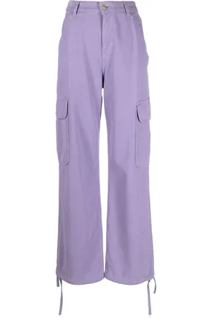 Moschino Logo-patch cotton cargo trousers