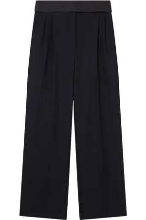 Stella McCartney Wide-leg tuxedo wool trousers