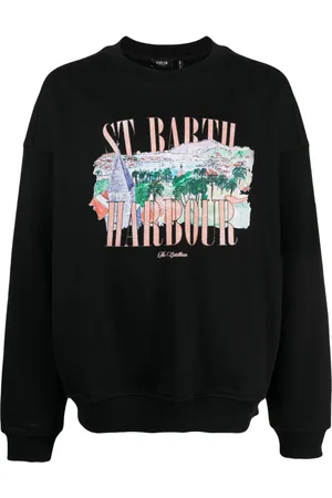 FIVE CM Graphic-print jersey-texture sweatshirt