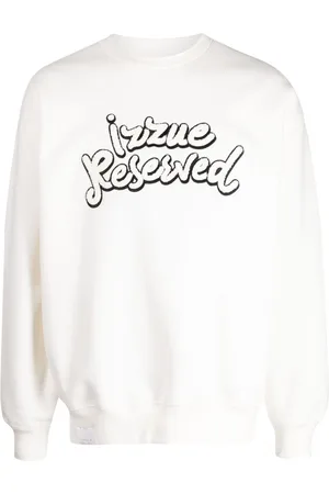 Izzue Towelling logo-appliqué sweatshirt