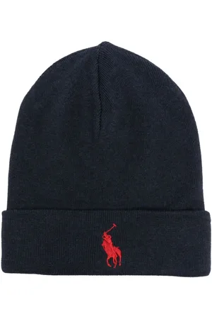 Ralph Lauren Polo Pony-embroidered ribbed beanie