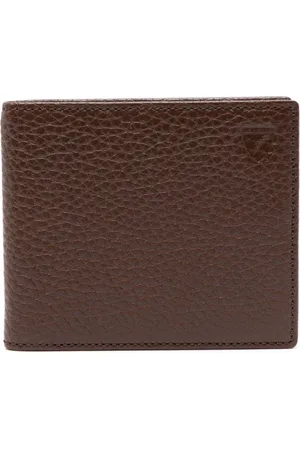 ASPINAL OF LONDON Logo-stamp leather wallet