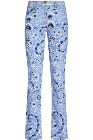 Etro Bandana-print skinny jeans
