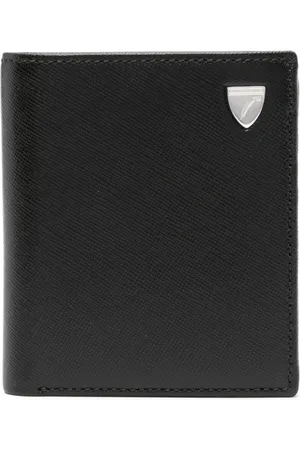 ASPINAL OF LONDON Logo-plaque saffiano billfold wallet