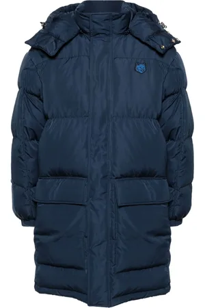 Maison Kitsuné Fox-appliqué padded coat