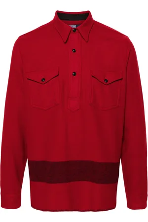 Ralph Lauren Striped wool blend polo shirt