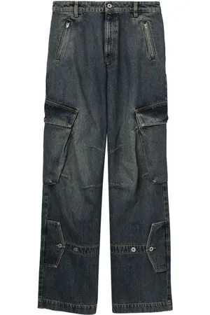 Halfboy High-rise wide-leg cargo jeans
