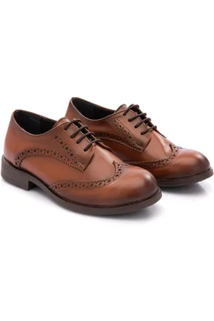 M. Moustache Polished round-toe brogues