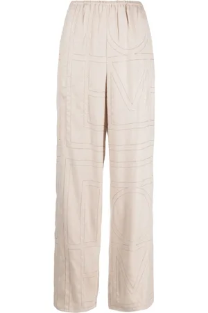 Totême Monogram flannel pajama bottoms