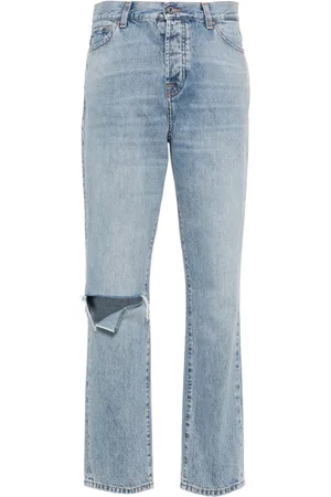7 for all Mankind X Chiara Biasi low-rise straight-leg jeans