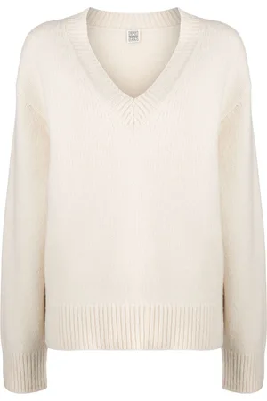 Totême V-Neck wool-cashmere jumper