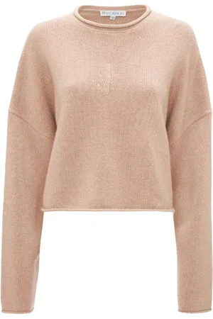 J.W.Anderson Logo-embroidered cropped jumper