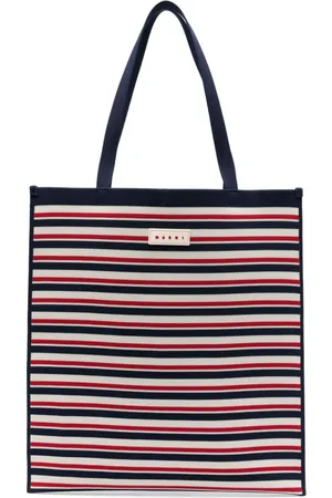 Marni Striped tote bag