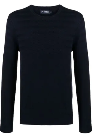 Hackett Herringbone cotton jumper