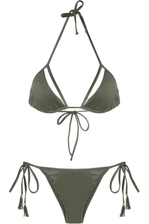 Brigitte Cut-out triangle-cup bikini