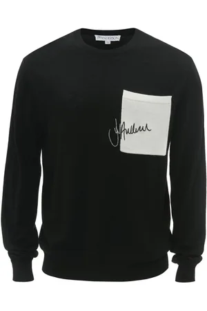 J.W.Anderson Logo-embroidered crew-neck jumper