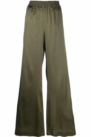GIANLUCA CAPANNOLO Wide-leg elasticated trousers