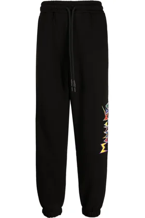 MAUNA KEA Logo-print drawstring track pants