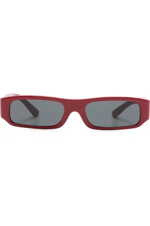 Dolce & Gabbana Logo-plaque rectangle-frame sunglasses