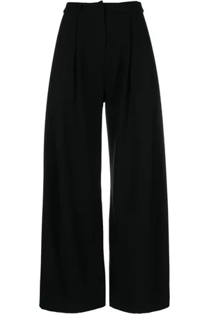 LOULOU Pleat-detail palazzo pants