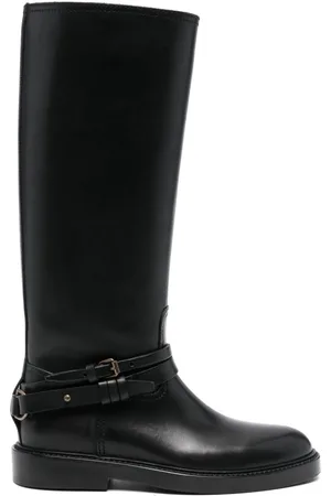 Buttero Knee-high leather boots