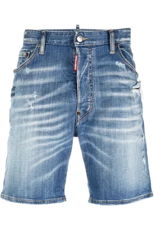Dsquared2 Distressed denim shorts