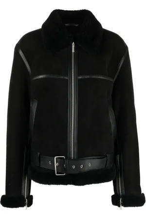 Totême Shearling suede jacket