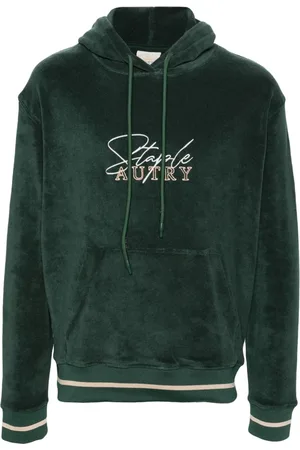 Autry X Staple logo-embroidered hoodie