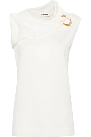 Jil Sander Hardware-detail knitted tank top
